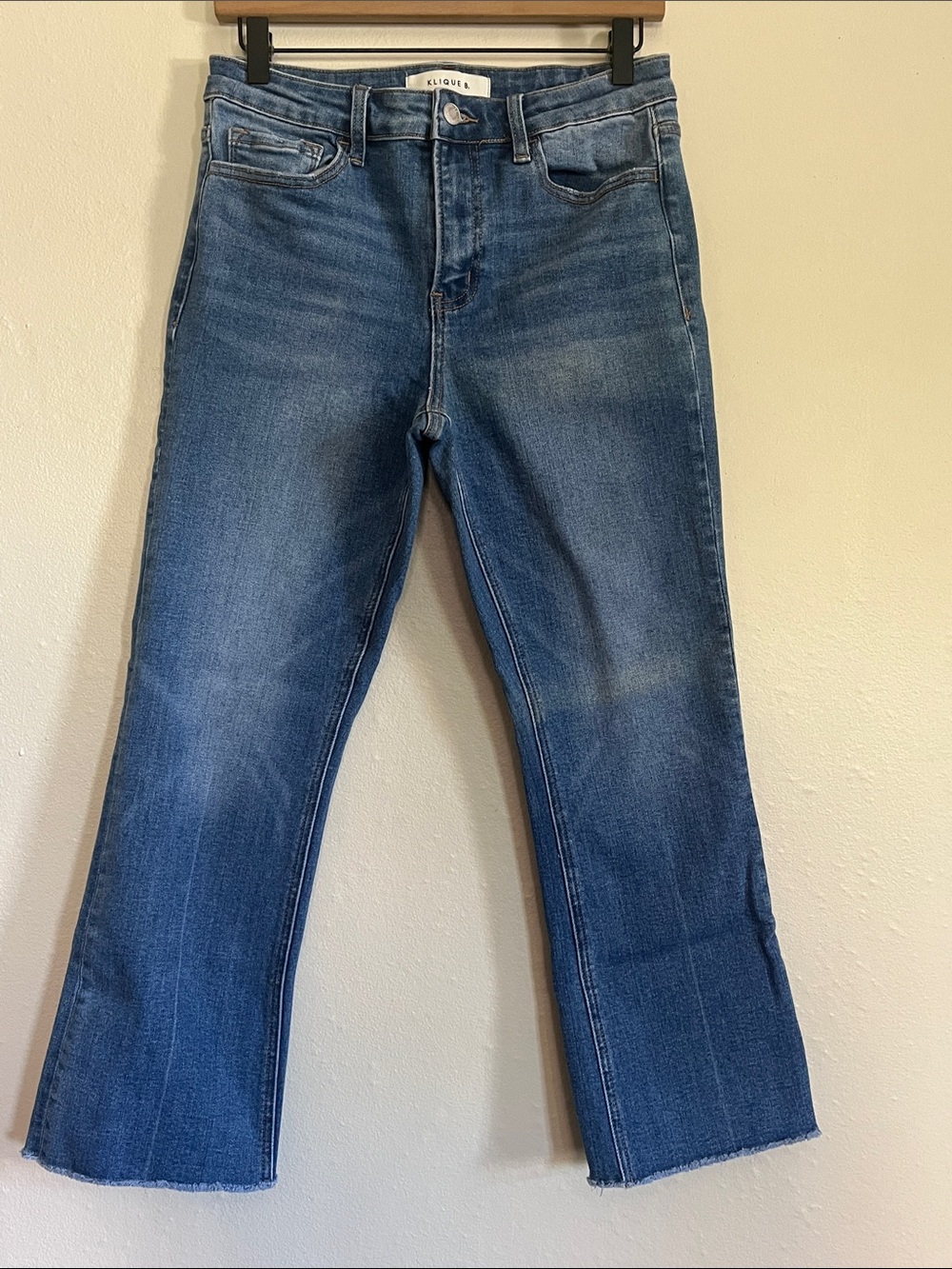 Klique B.Blue Flare Jeans — High-Rise Wide Leg